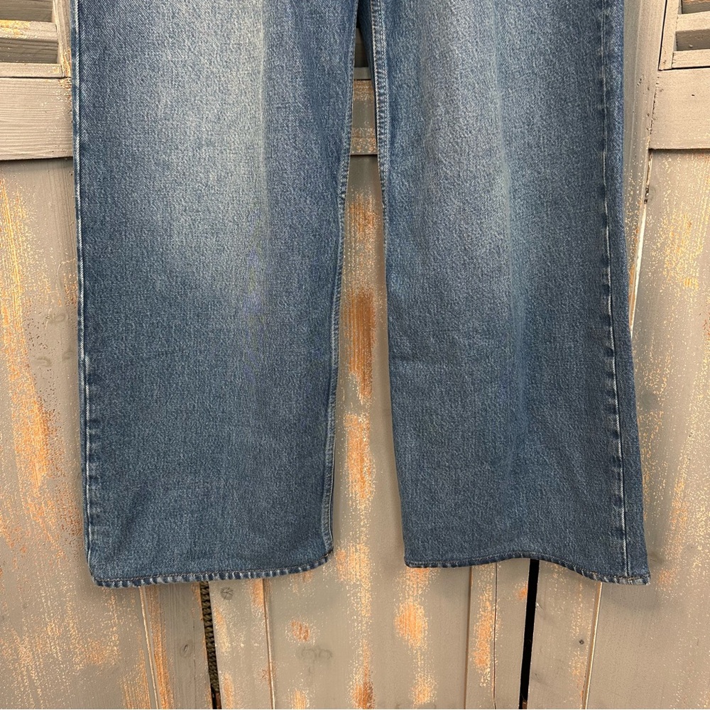 Reformation Dree Belted Baggy Wide Leg Jeans Sz 27 - Picture 9 of 15